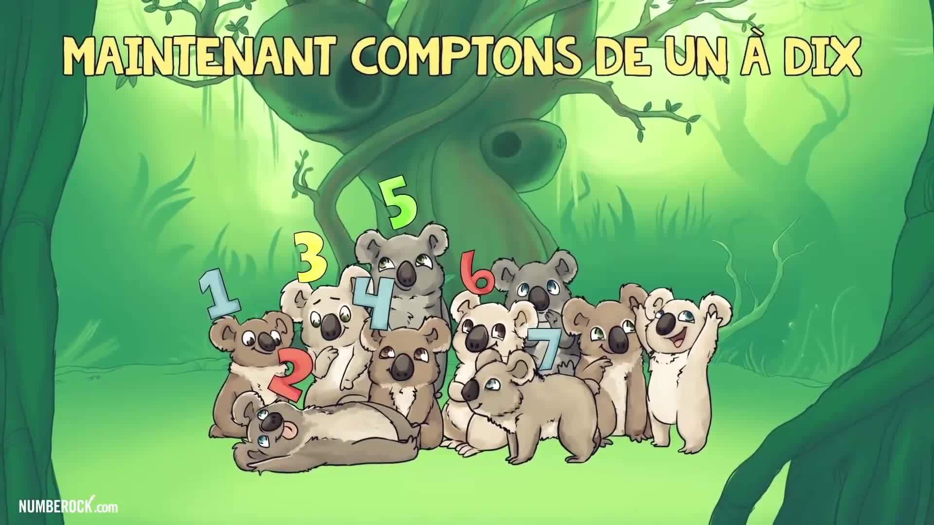 Counting to 10 in French For Kids Song